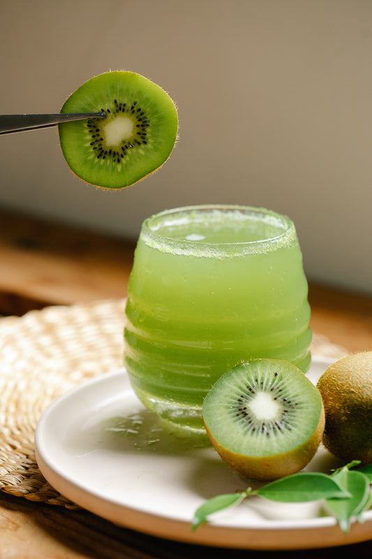 Kiwi Splash with Thai Lime Leaves