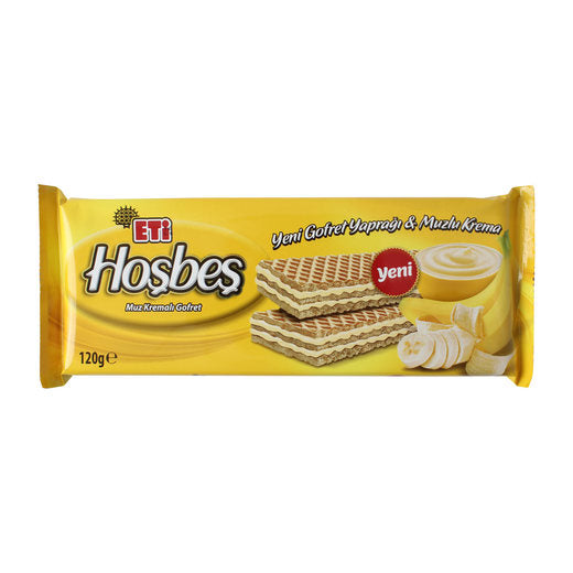 Eti Hosbes, Banana Cream wafer (Turkey)