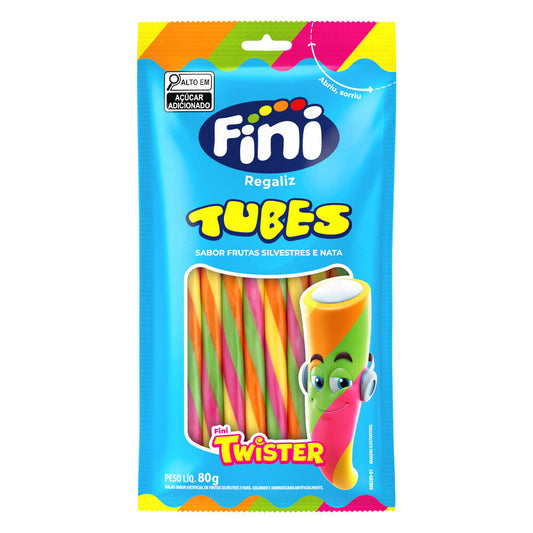 Fini Tubes Twister, Wild Fruits & Cream (Brazil)