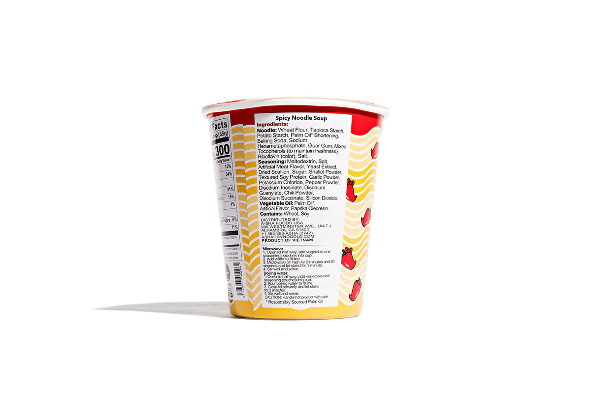 A-SHA Hello Kitty Spicy Noodle Soup, 65g (Taiwan)