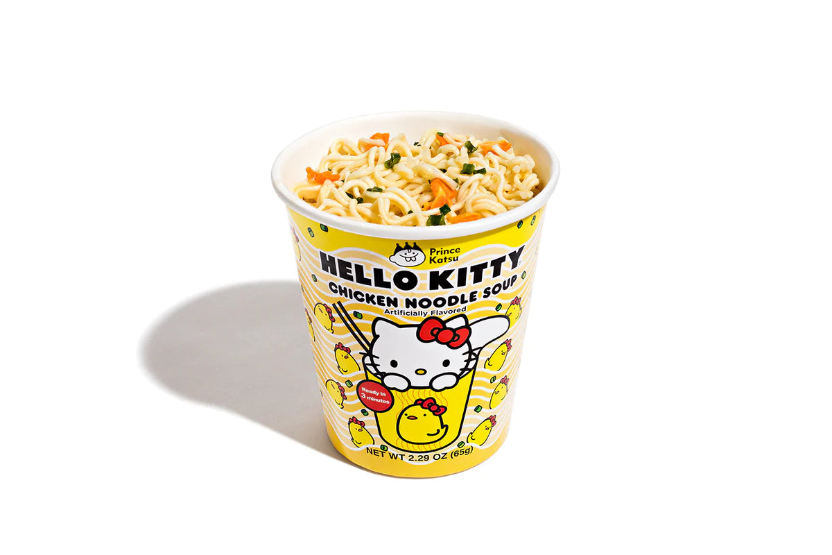 A-SHA Hello Kitty Chicken Noodle Soup, 65g (Taiwan)