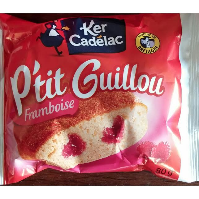 Ker Cadelac petit Guillou, Raspberry flavored cake (France)
