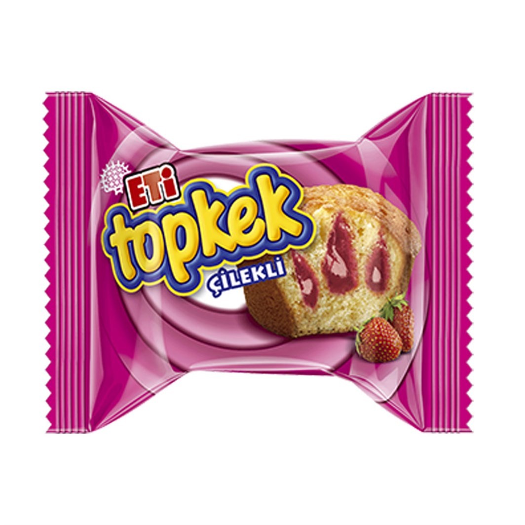 Eti Topkek, strawberry Flavored cake (Turkey)