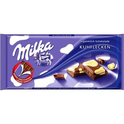 Milka Happy Cow Chocolate Bar - 3.5oz Bars x 23 pack (Germany)
