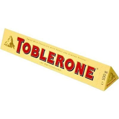 Toblerone Milk Chocolate Bar - 3.5oz Bars x 20 pack (Switzerland)