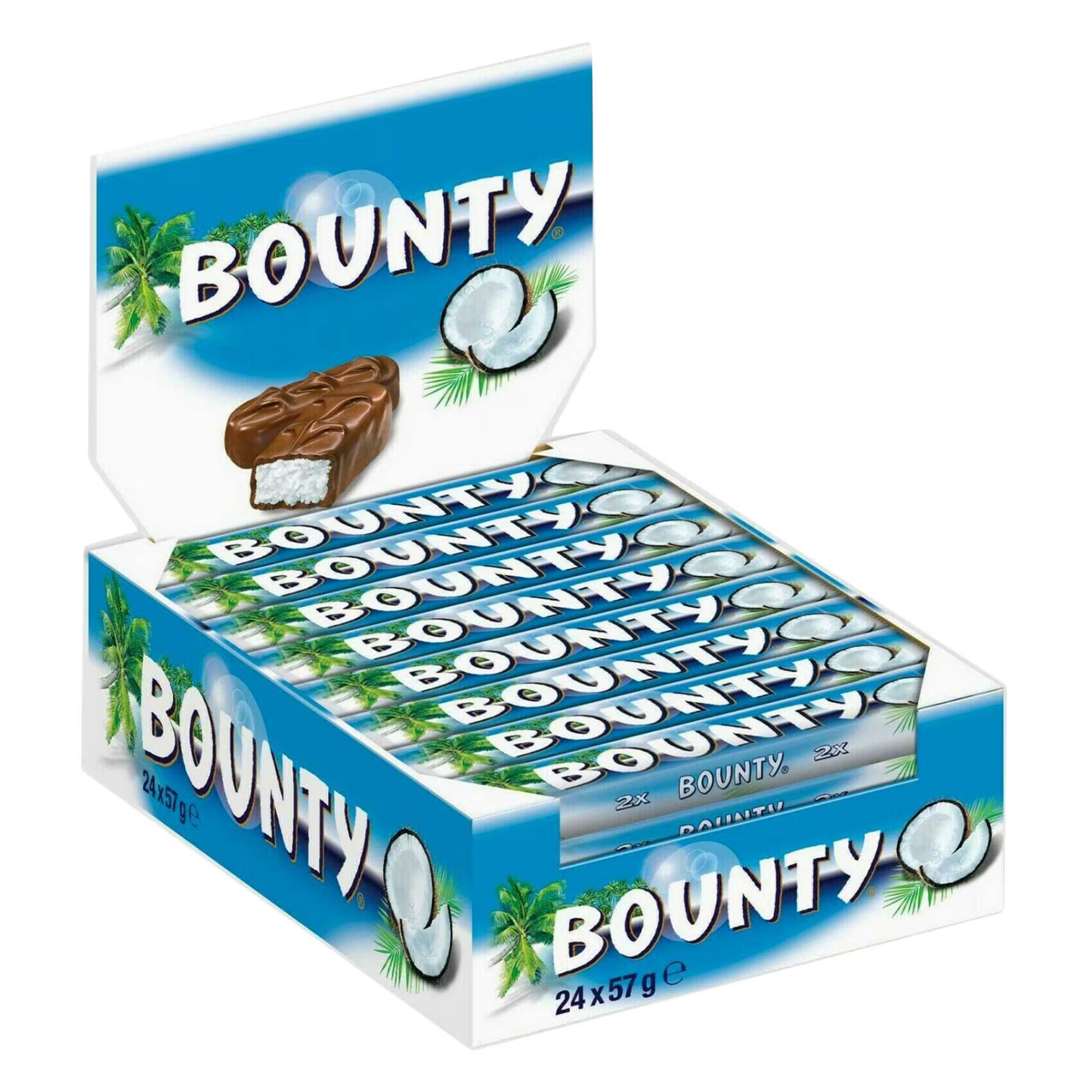 Bounty Chocolate Bar Coconut - 2oz Bars x 24 pack (Germany)