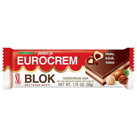 Takovo Eurocrem Blok - 1.8oz Bars x 60 pack (Serbia)