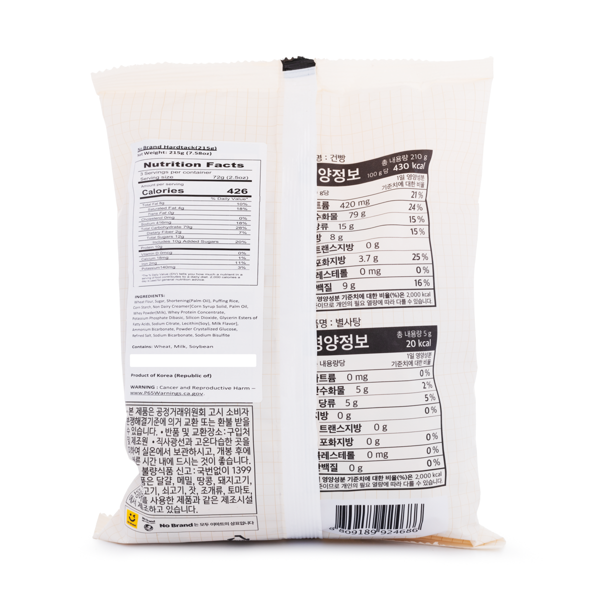 No Brand Hard Tack Biscuits, Original (Korea)