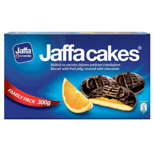 Crvenka Jaffa Biscuit Orange Cakes - 300g Box x 12 Pack (Serbia)
