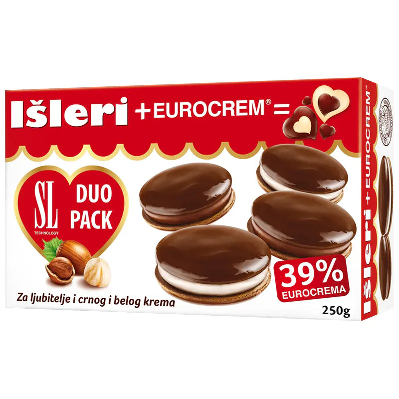 Takovo Isleri + Eurocream Biscuits (Duo Pack)Tak - 8.8oz Boxes x 10 pack (Serbia)