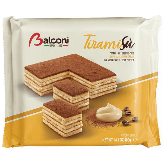 Balconi Torta Tiramisu Cake - 14.1oz Cakes x 6 pack (Italy)