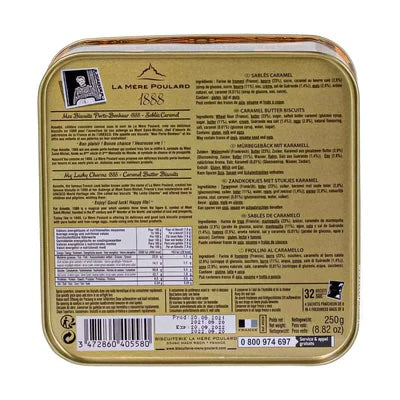 La Mere Poulard Sable Cookies, French Caramel (France)
