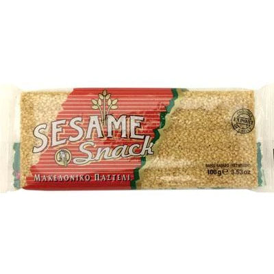 Haitoglou Sesame Snacks, 3.5oz Bars x 24 pack (Greece)