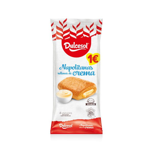 Dulcesol Napolitanas, Cream (Spain)