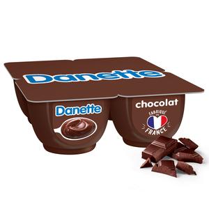 Danone Dannette pudding, Chocolate  (France)