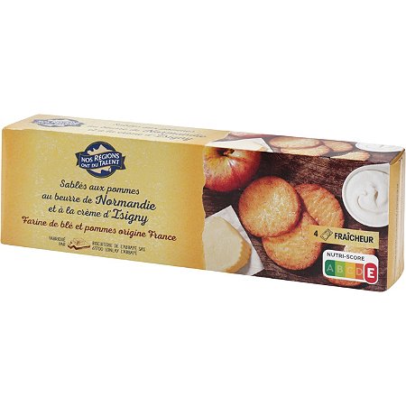 Nos regions ont du talent Cookie, Apple butter flavored (France)