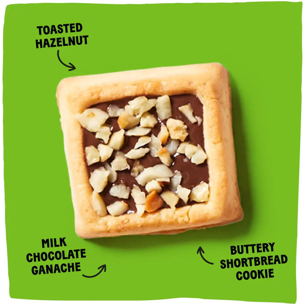Michel & Austin Cookie Squares, Milk Chocolate & Hazelnut (France)