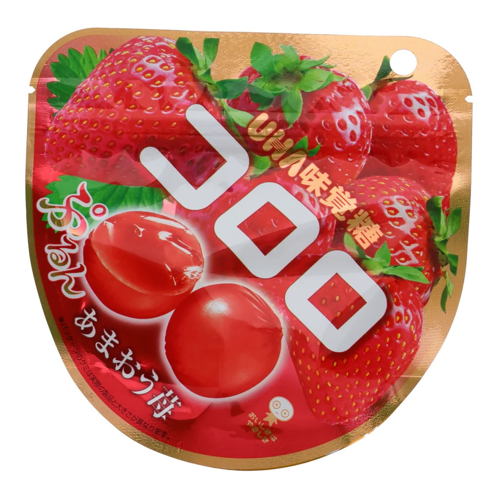 UHA Gummy Candy, Amao Strawberry (Japan)