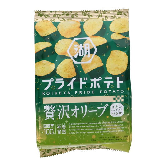 Koikeya  Potato Chips, Luxury Olive (Japan)