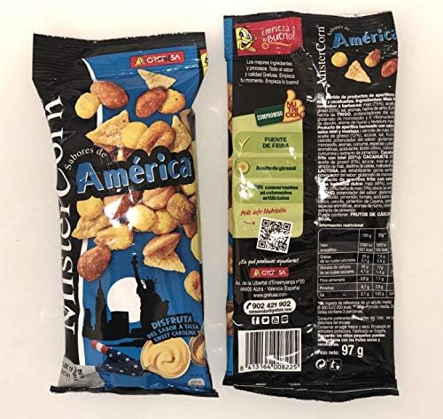 Grefusa MisterCorn nut, peanuts, honey (Spain)