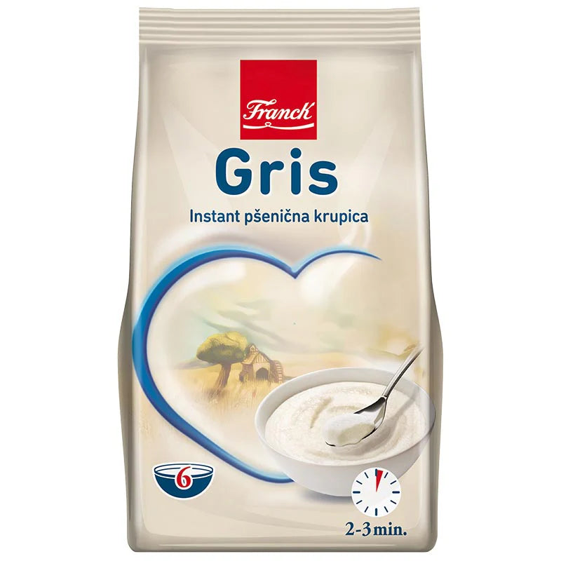 Franck Griz Cream of Wheat, 14.1oz Bags x 24 pack (Croatia)