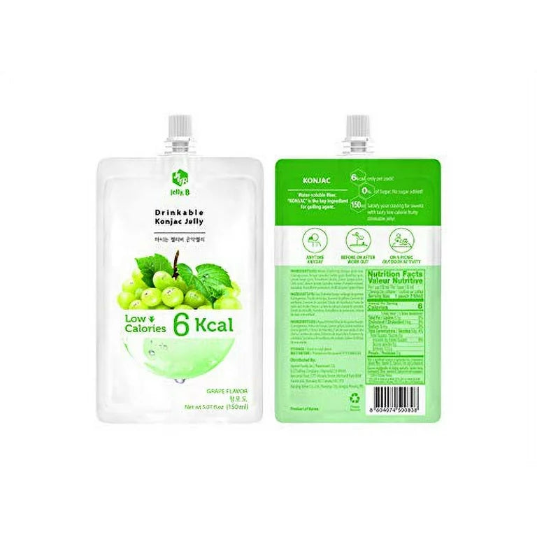 Jelly.B Konjac Jelly Drink, Grape (Korea)