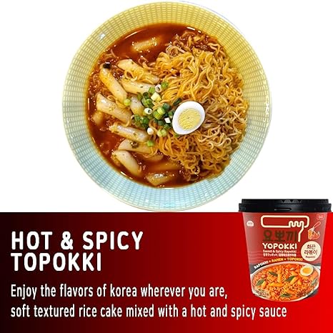 Yopokki Rabokki Cup, Hot Spicy (Korea)