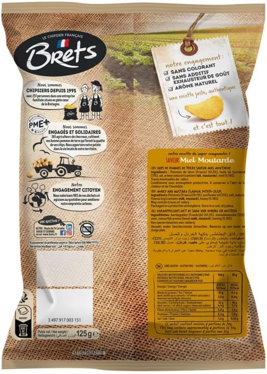 Brets Chips, Honey Mustard (France)