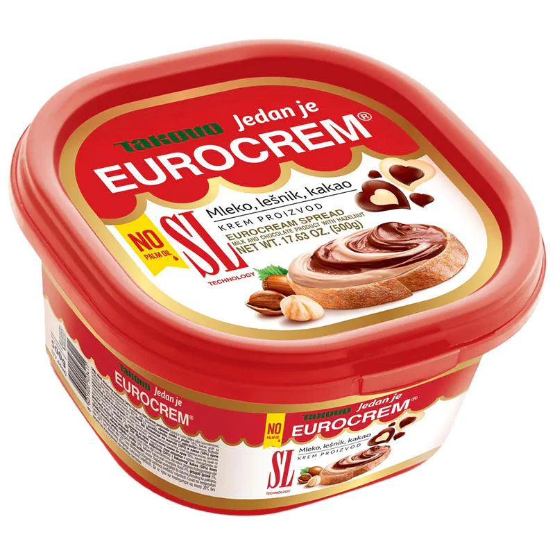 Takovo Eurocrem Spread - 17.6oz Tubs x 12 pack (Serbia)