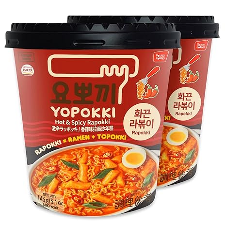 Yopokki Rabokki Cup, Hot Spicy (Korea)