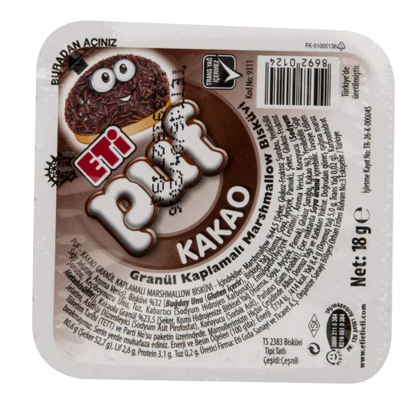 Eti Puf, Chocolate, Marshmallow (Turkey)