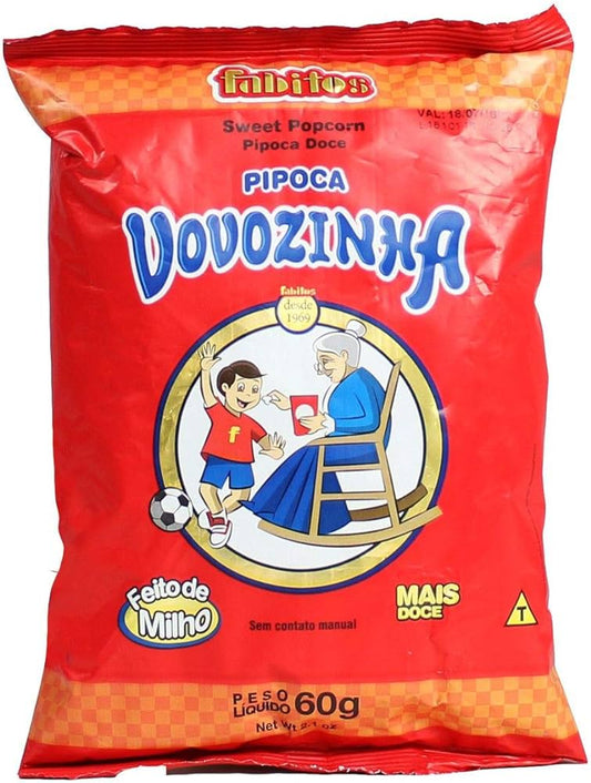 Pipoca Vovozinha Popcorn, Sweet (Brazil)