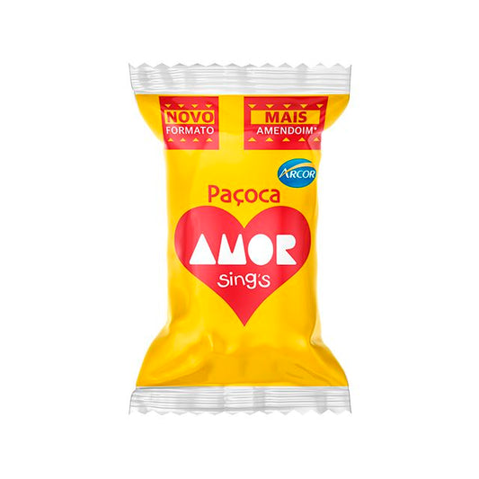 Arcor Pocaca Amor, Sweet,Peanut, Candy bar (Brazil)