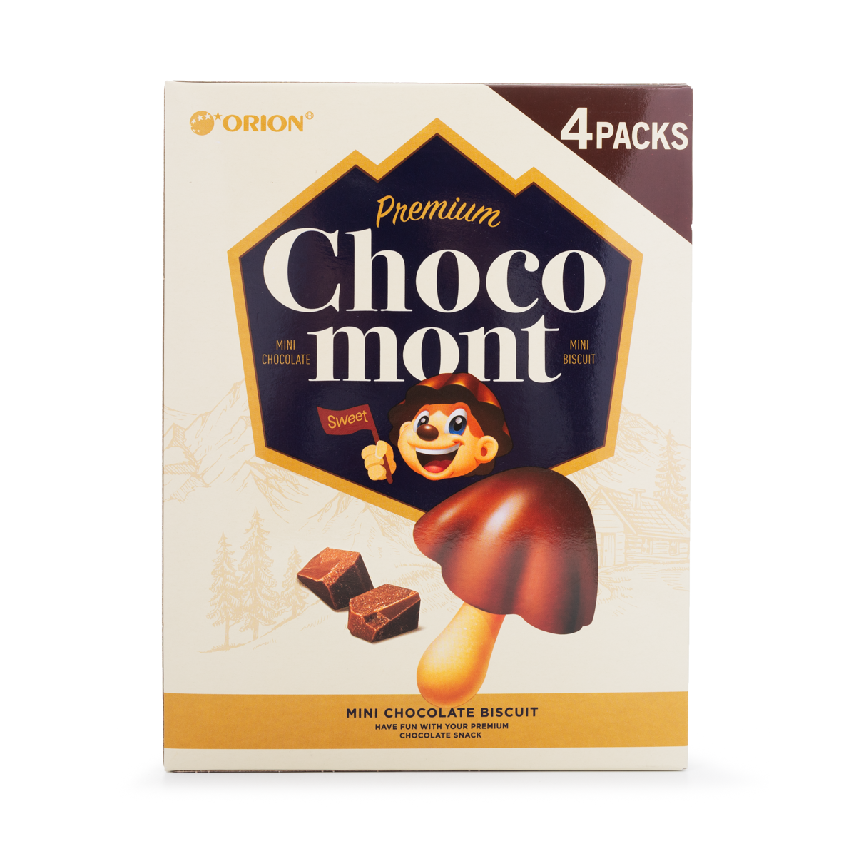 Orion Mini Biscuit, Choco Mont (Korea)