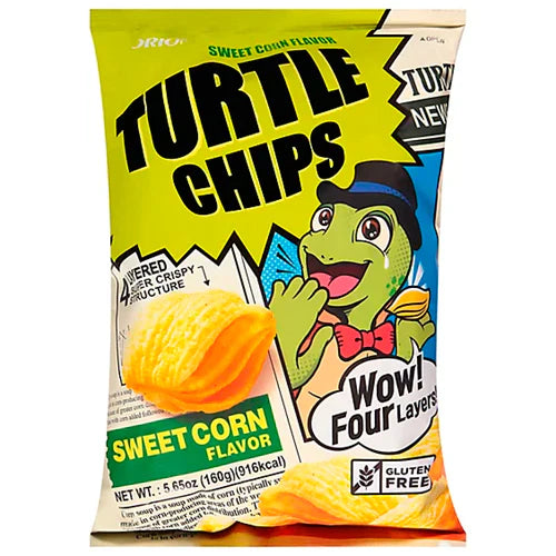 Orion Turtle Chips, Sweet Corn (Korea)