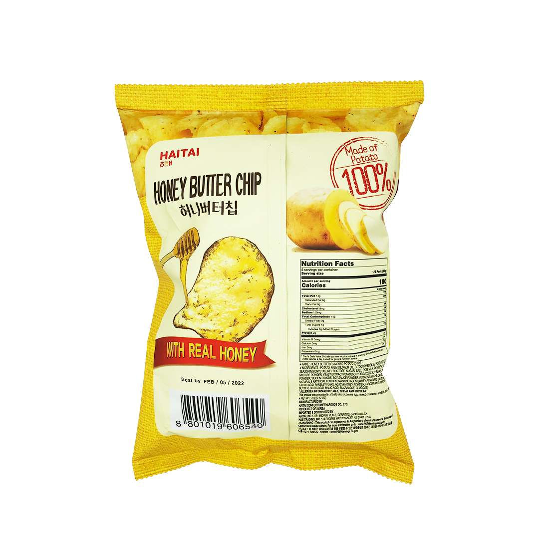 Haitai Honey Butter Chips, Honey (Korea)