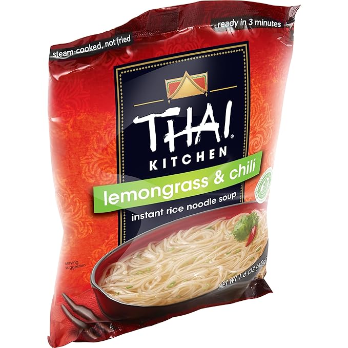 Thai Kitchen Lemongrass & Chili Instant Rice Noodle Soup, 1.6 oz (Thailand)