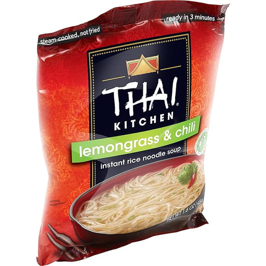 Thai Kitchen Lemongrass & Chili Instant Rice Noodle Soup, 1.6 oz (Thailand)