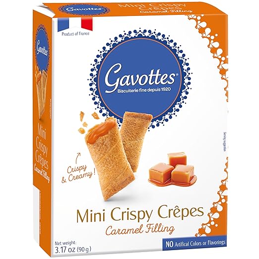 Gavottes Wafer Bites , Caramel (France)