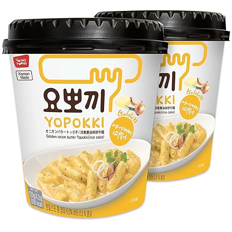 Yopokki Tteokbokki Cup, Onion Butter (Korea)