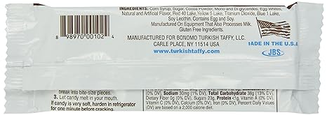 Bonomo Turkish Taffy, Chocolate (Turkey)