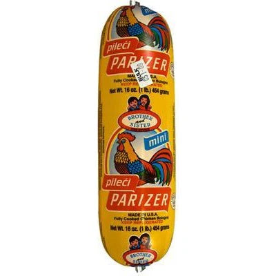 Brother & Sister Chicken Bologna - 16oz Roll x 1 Pack (Bosnia)