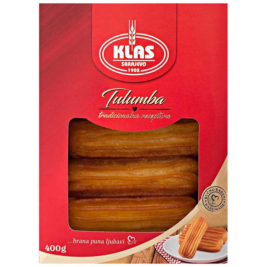 Klas Tulumba Pastry 14.11 oz Boxes x 8 Pack (Bosnia)