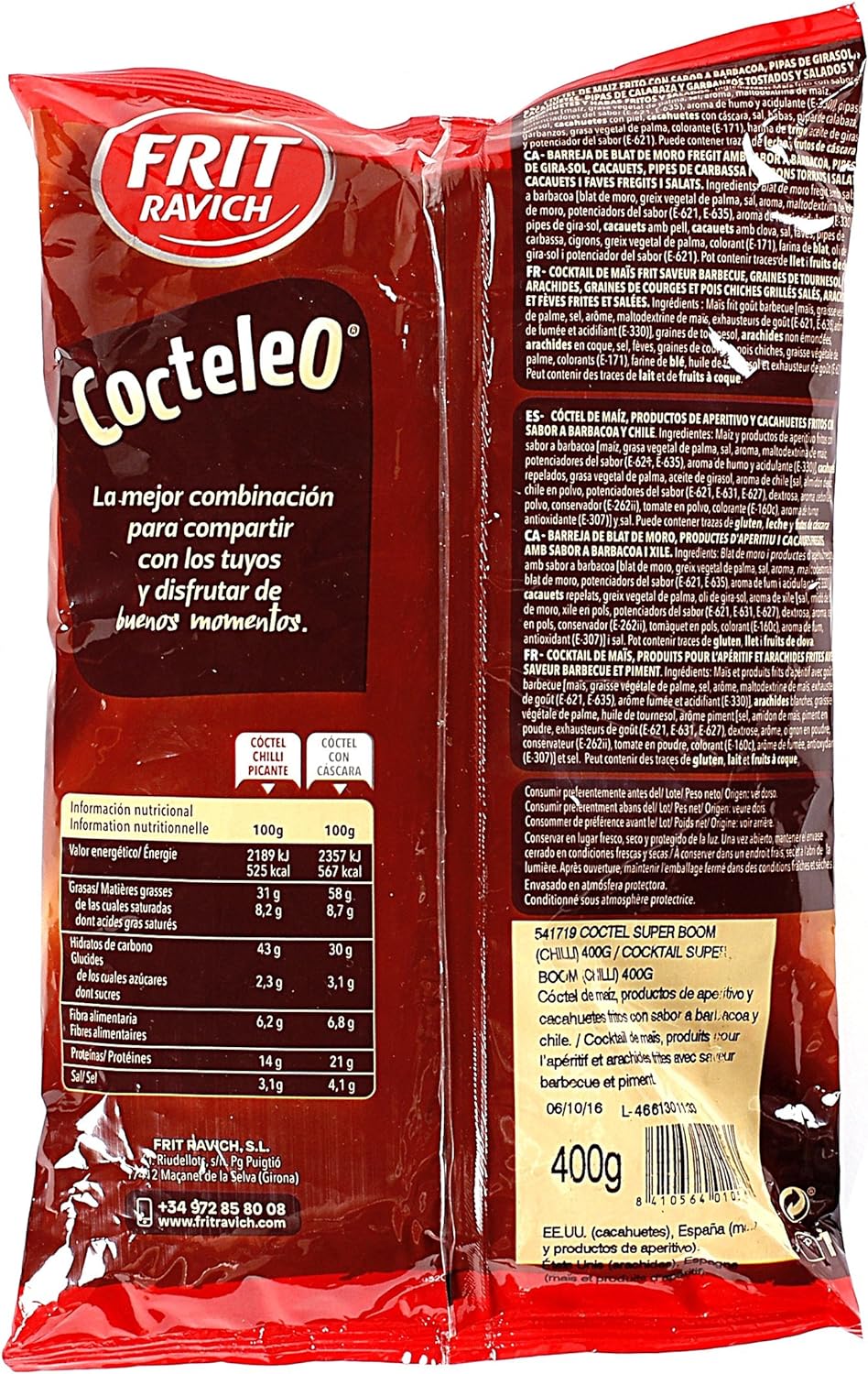 Frit Ravich Cocteleo Snack Mix, Hot Chili (Brazil)