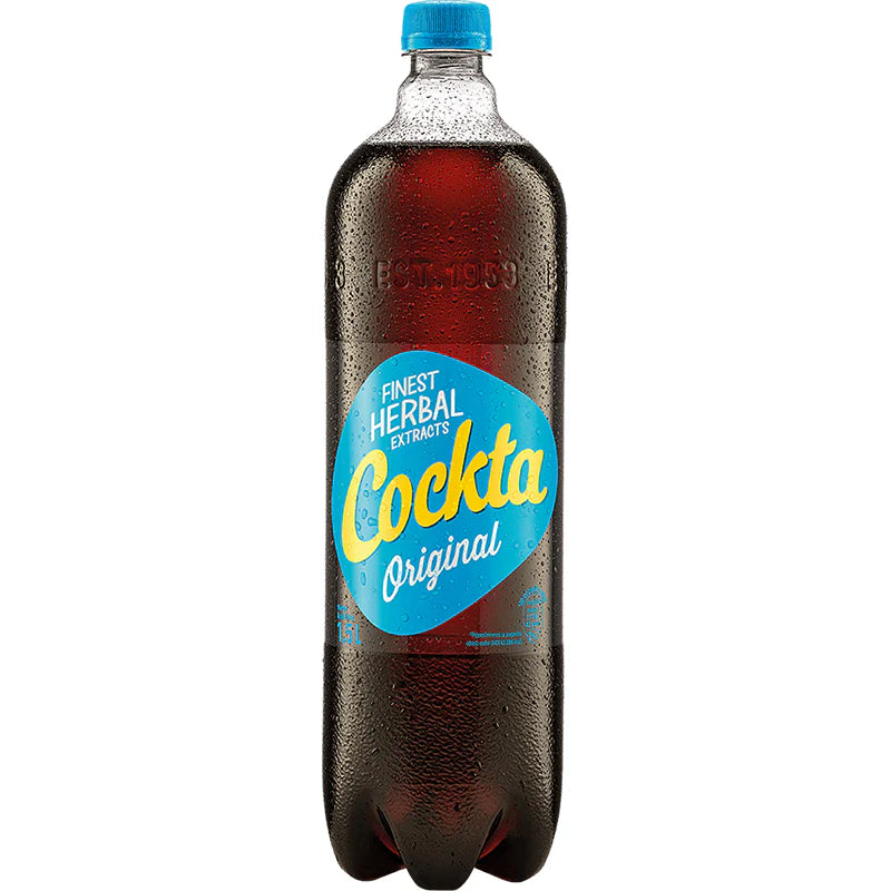 Cockta Original Soda - 50.7oz Bottles x 6 Pack (Slovenia)