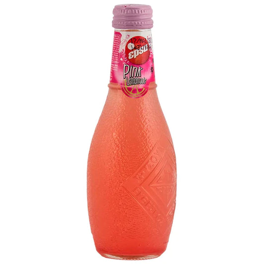 Epsa Carbonated Pink Lemonade Drink, 232ml (Greece)