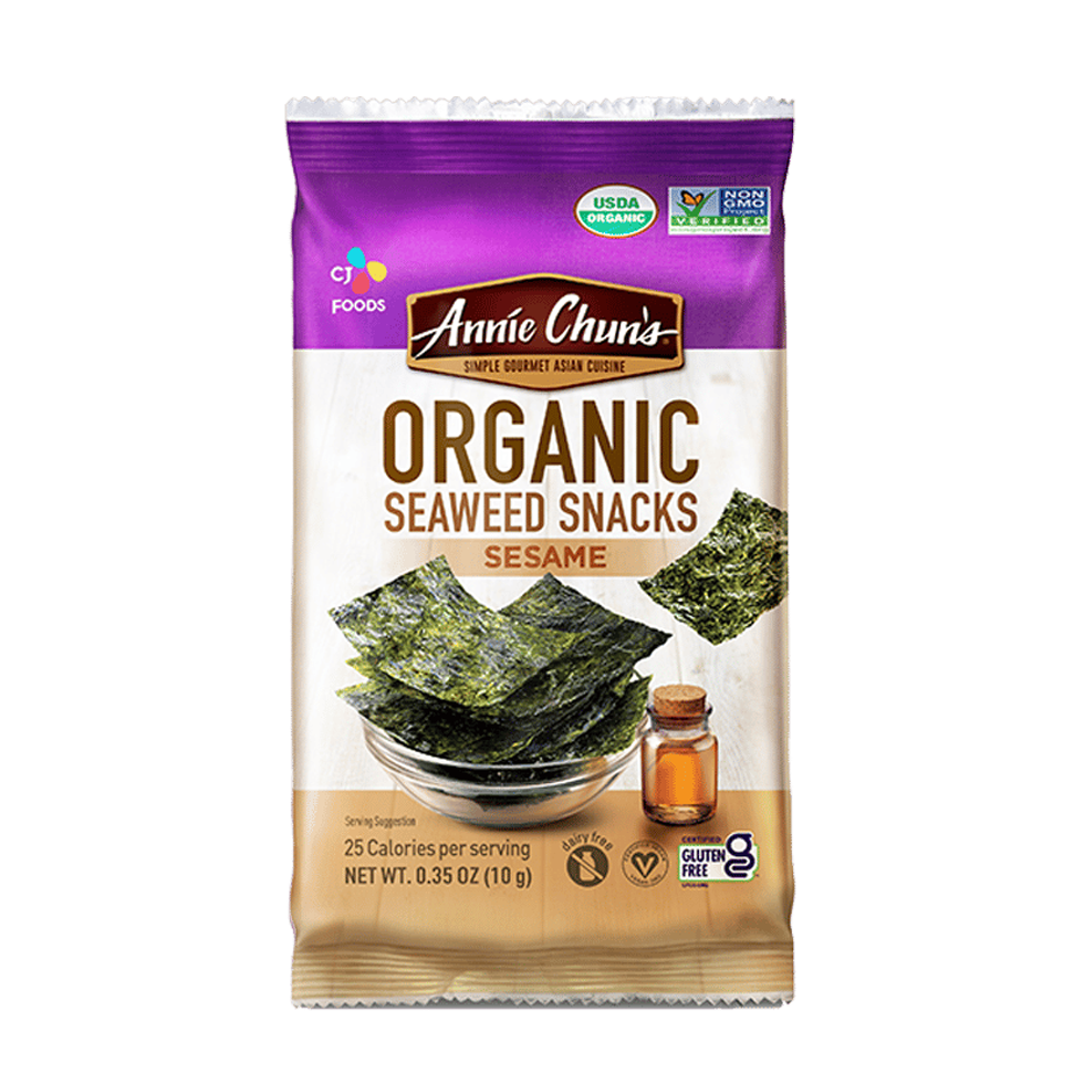 Annie Chun's Organic Sesame Seaweed Snack, 10g (Korea)