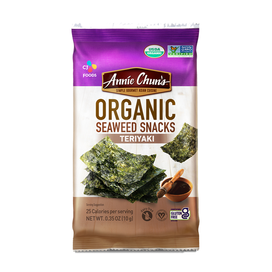 Annie Chun's Organic Teriyaki Seaweed Snack, 10g (Korea)