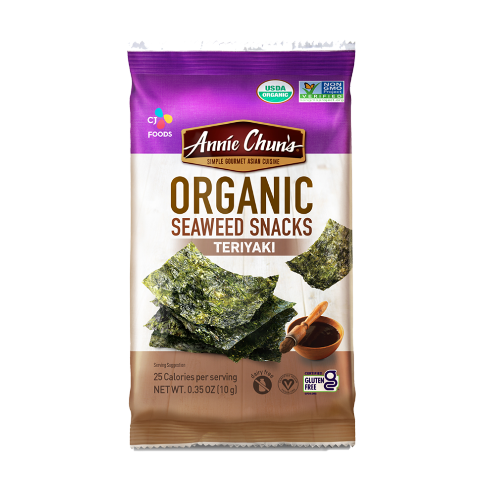 Annie Chun's Organic Teriyaki Seaweed Snack, 10g (Korea)