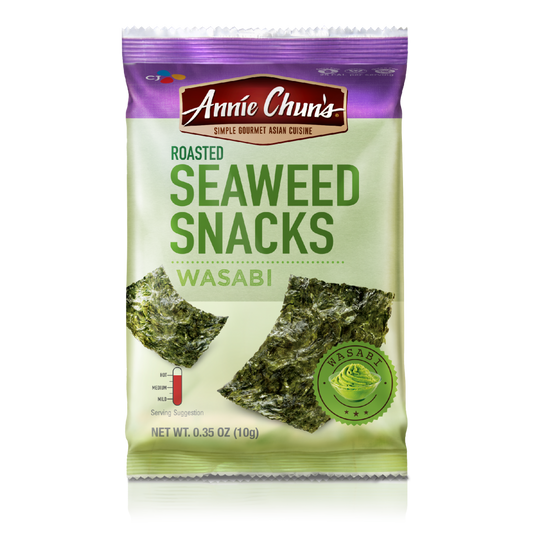 Annie Chun's Roasted Wasabi Seaweed Snack, 10g (Korea)